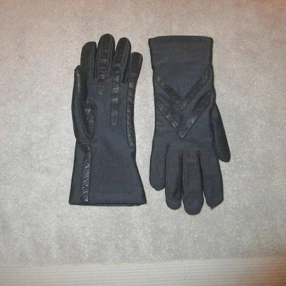 Vintage 90s Thinsulate Flex Insulated Driving Gloves Size S M Stretch Lined Warm